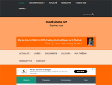 Tablet Screenshot of musabyimana.net